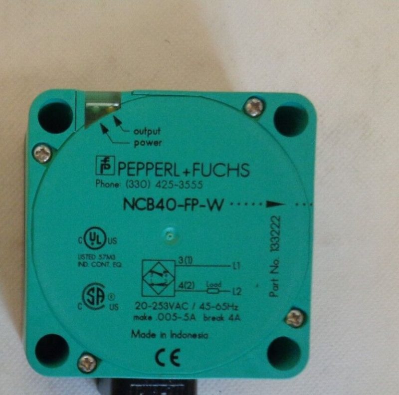 سنسور القایی پپرفوکس کد NCB40-FP-W