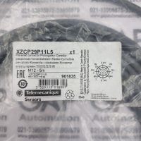 سوکت سنسور ۸ پین کابل ۵ متری Telemecanique کد XZCP29P11L5‎
