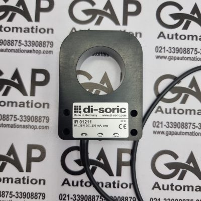 سنسور رینگی حساس به فلزات برند di-soric قطر ۳۰ خروجی PNP IR01211‎