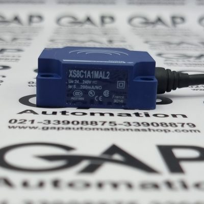 سنسور فلزات مکعبی تخت AC-DC دوسیم Telemecanique کدXS8C1A1MAL2 ‎