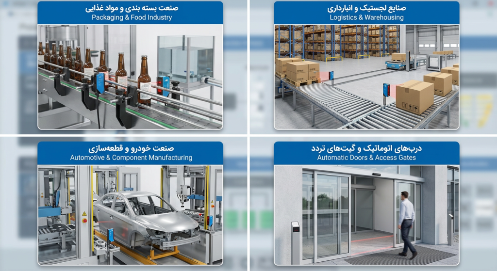 کاربرد کلیدی سنسور نوری