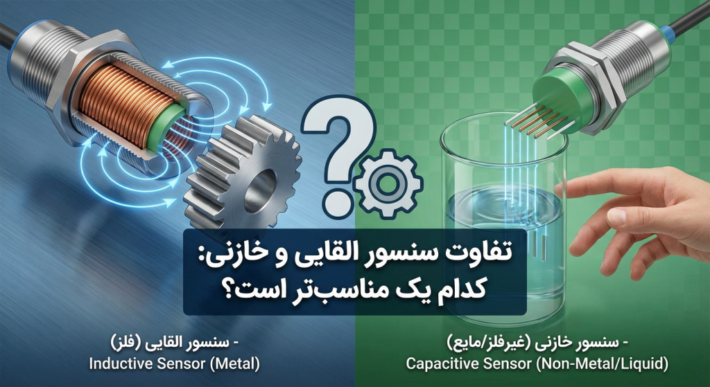 تفاوت سنسور القایی و خازنی: کدام یک برای پروژه شما مناسب تر است؟