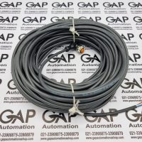 سوکت سنسوری PUR قطر۱۲ مادگی چپقی چراغ دار 25متری IFM کد EVC091‎