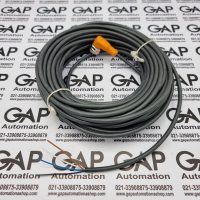 سوکت PUR قطر۱۲ مادگی چپقی ۱۵ متری IFM کد EVC086‎