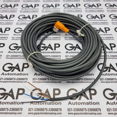 سوکت PUR قطر۱۲ مادگی چپقی ۱۵ متری IFM کد EVC086‎